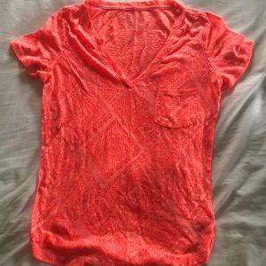 Slightly Sheer Coral Aeropostale Women’s Top